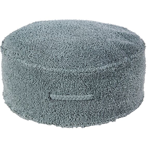 Ronde Poef Chill Vintage Blue - 50 x 20 cm
