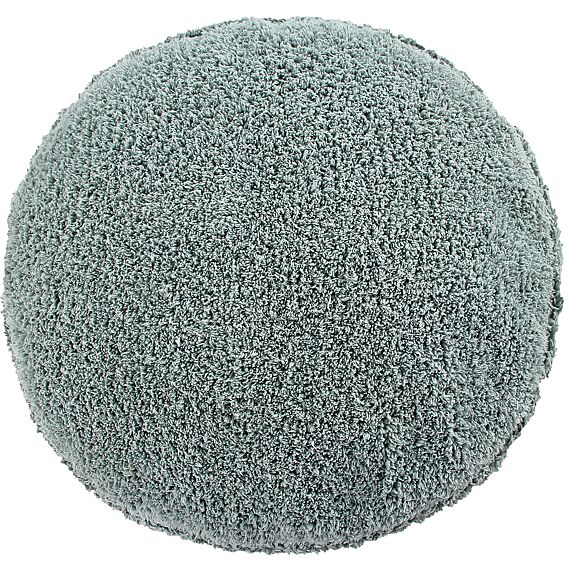Ronde Poef Chill Vintage Blue - 50 x 20 cm - Image 4