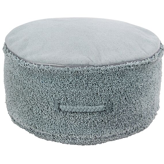 Ronde Poef Chill Vintage Blue - 50 x 20 cm - Image 5