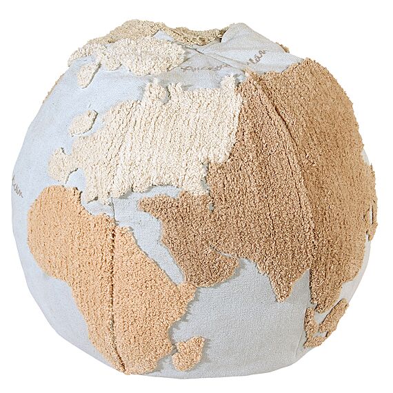 Ronde Poef World Map - 50 x 45 cm - Image 7