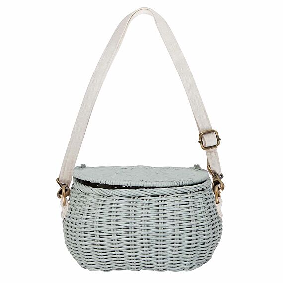 Rotan Mandje Original Mini Chari Vintage Blue