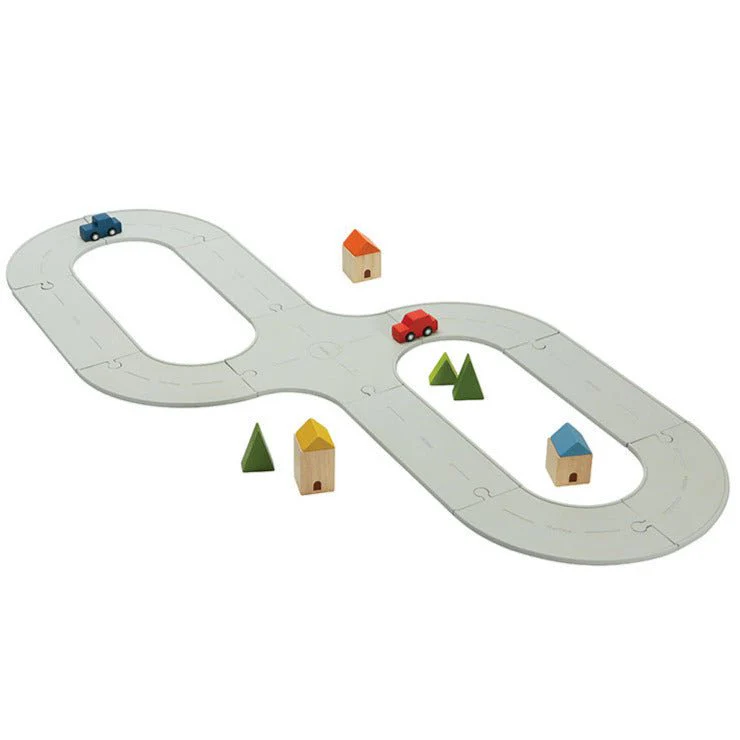 Rubberen Weg- En Spoorset Medium - set van 22 - Image 5