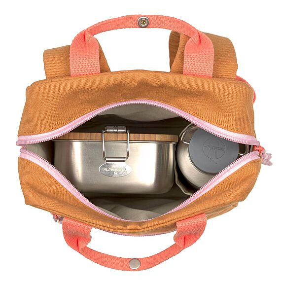 Rugzak - Little One & Me Square Backpack Small Gots Caramel - Image 2