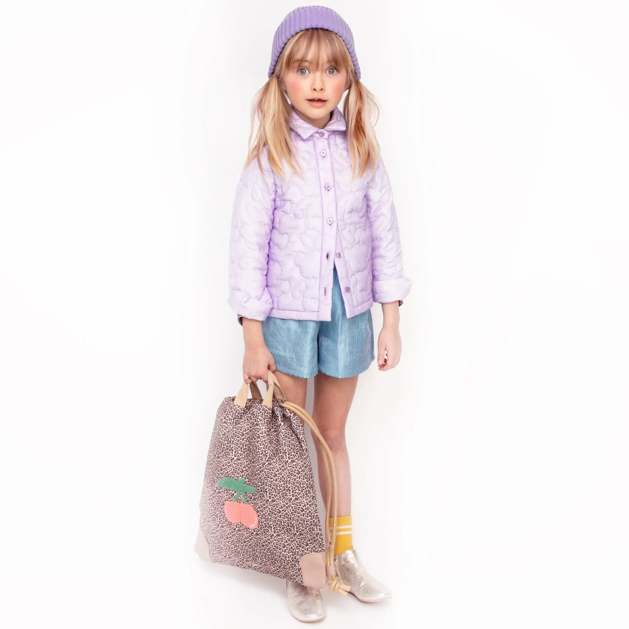 Rugzak Met Trekkoord - City Bag Leopard Cherry - Image 6