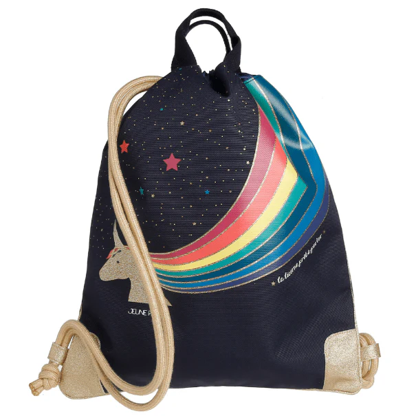 Rugzak Met Trekkoord - City Bag Unicorn Gold
