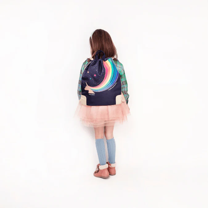 Rugzak Met Trekkoord - City Bag Unicorn Gold - Image 4