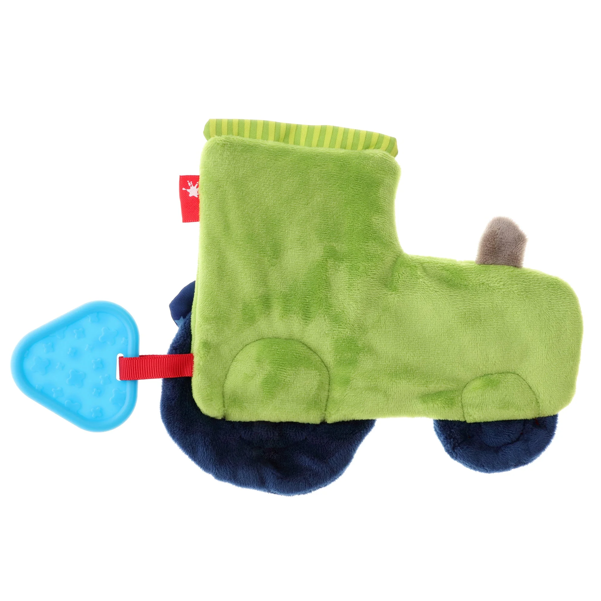 Activiteiten knuffeldoekje met knisperfolie en bijtspeeltje - Tractor - Image 5