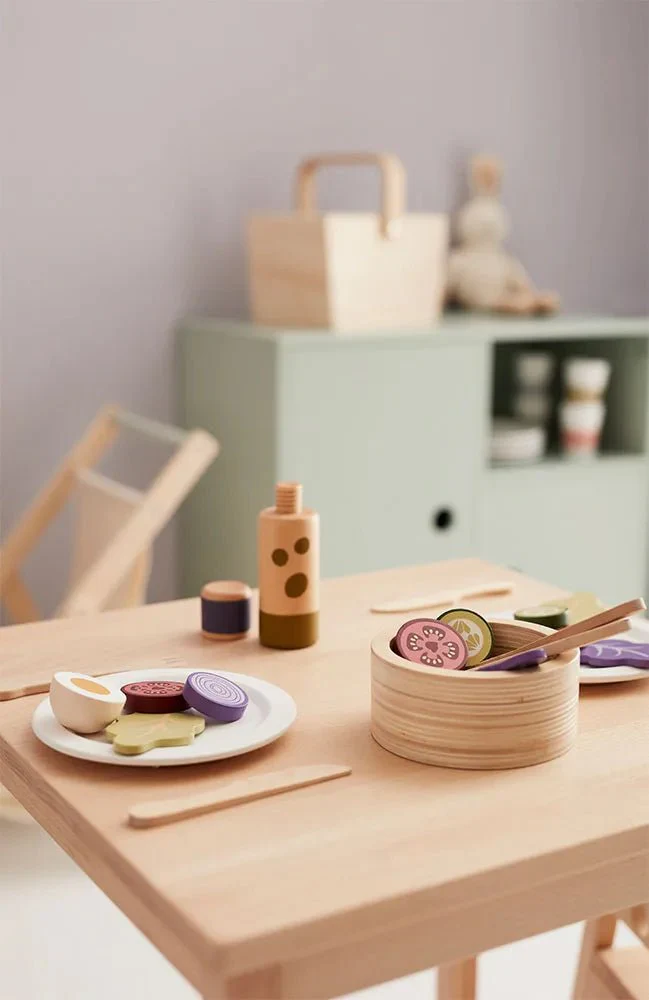 Houten Salad Set met accessoires - Image 5