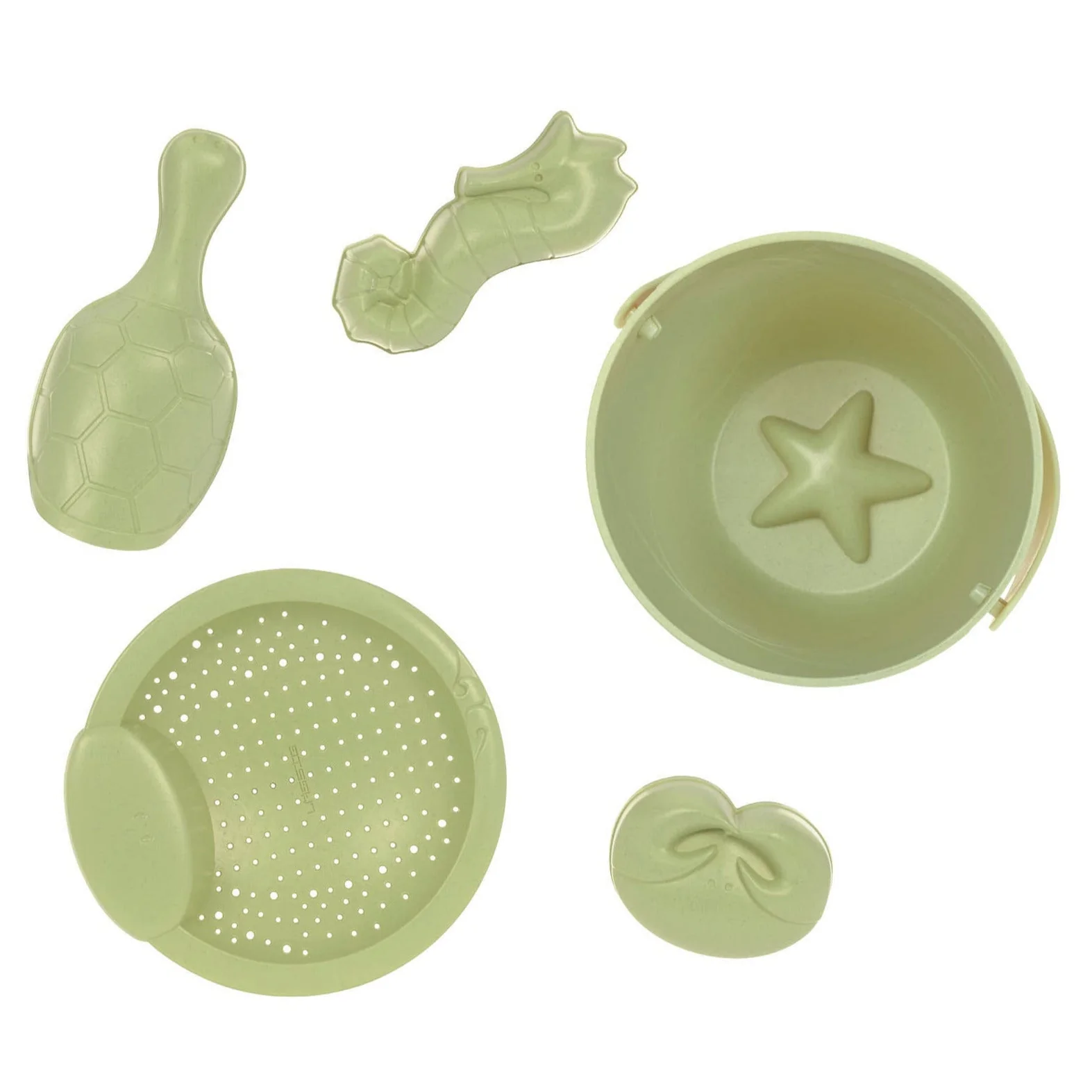 Strandspeelset Sand Toy Set Water Friends Olive - 5 delig - Image 2