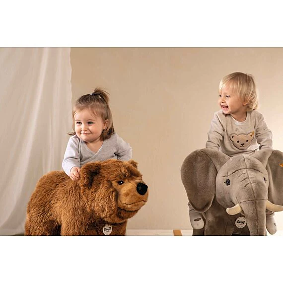 Schommeldier Olifant Rocking Animal Trampili Elephant Light Grey - 70 cm - Image 4