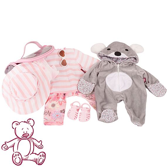 Poppenoutfits Always Chic met accessoires - voor pop van 48 cm - Image 5
