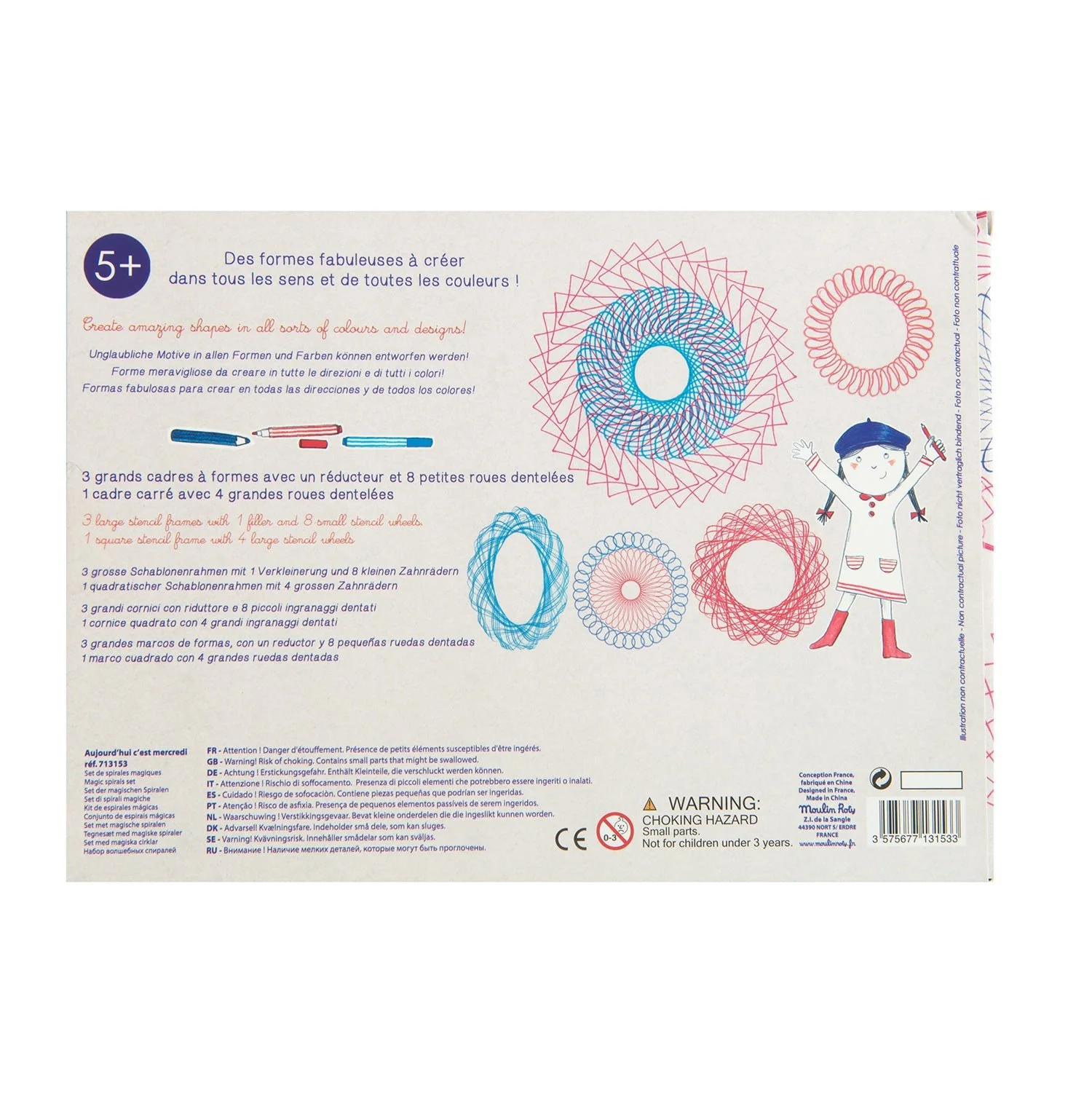 Set met magische spiralen Aujourd'hui c'est mercredi - Image 4