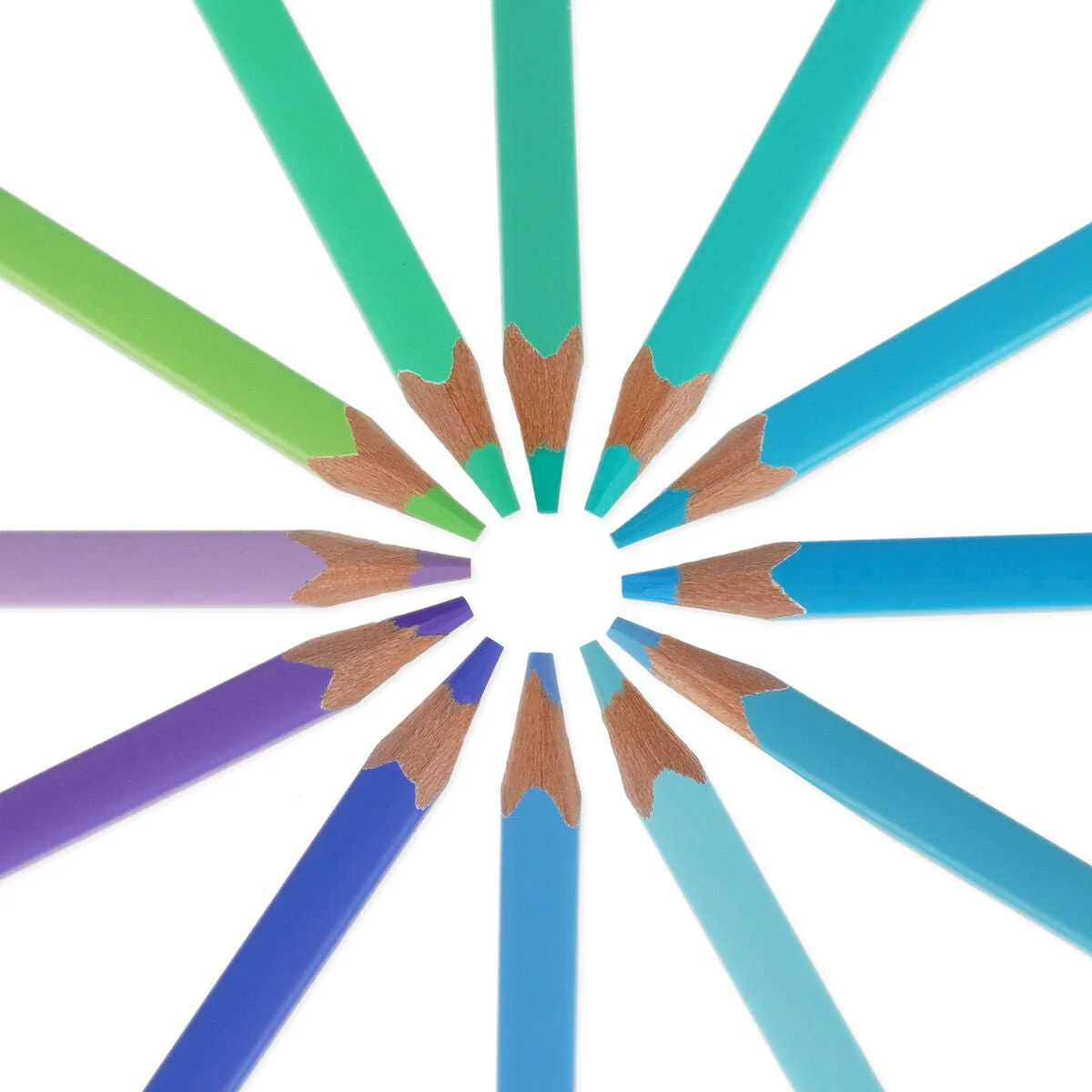 12 Kleurpotloden Live Colourfully - Ocean Palette - Image 3