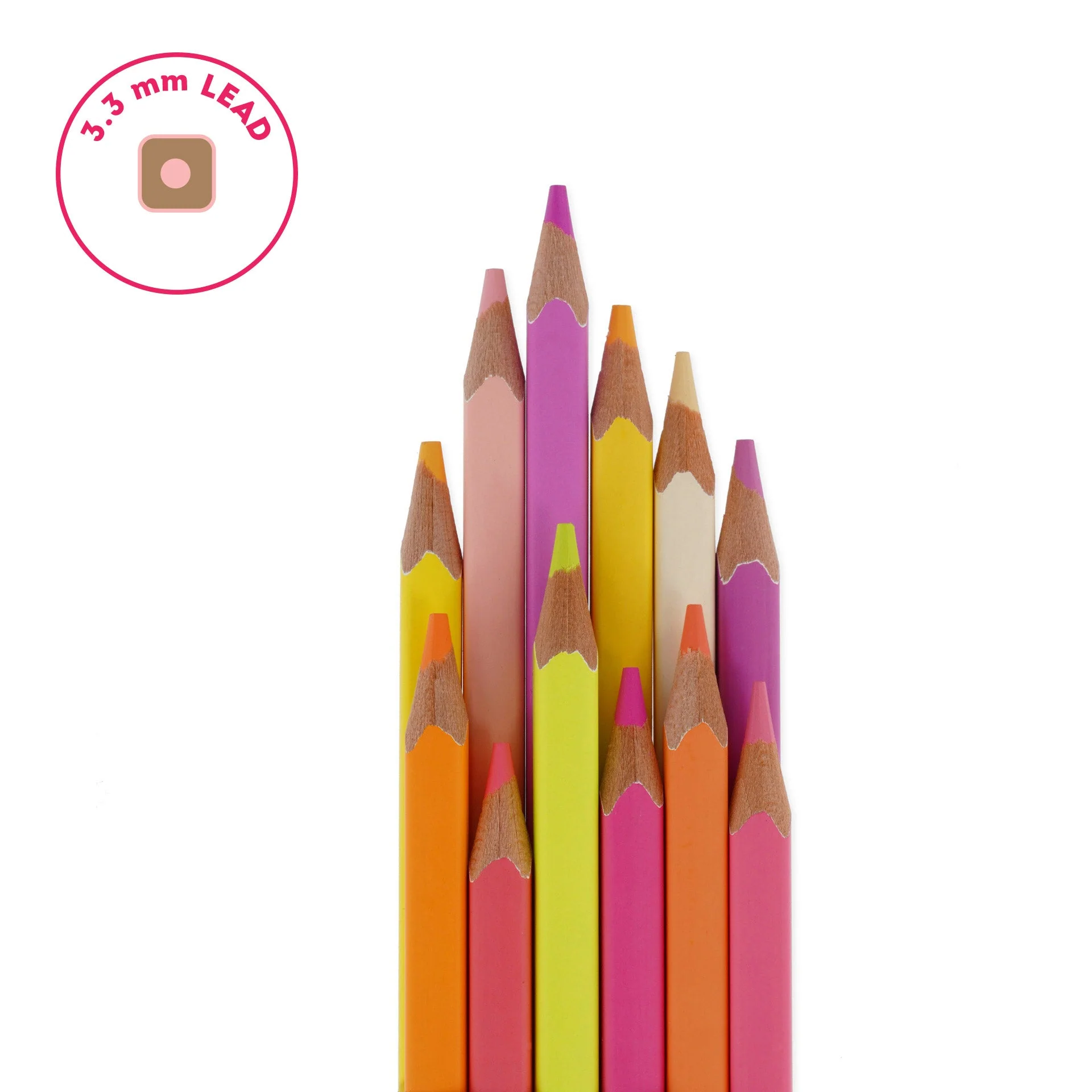 12 Kleurpotloden Live Colourfully - Sunset Palette - Image 7