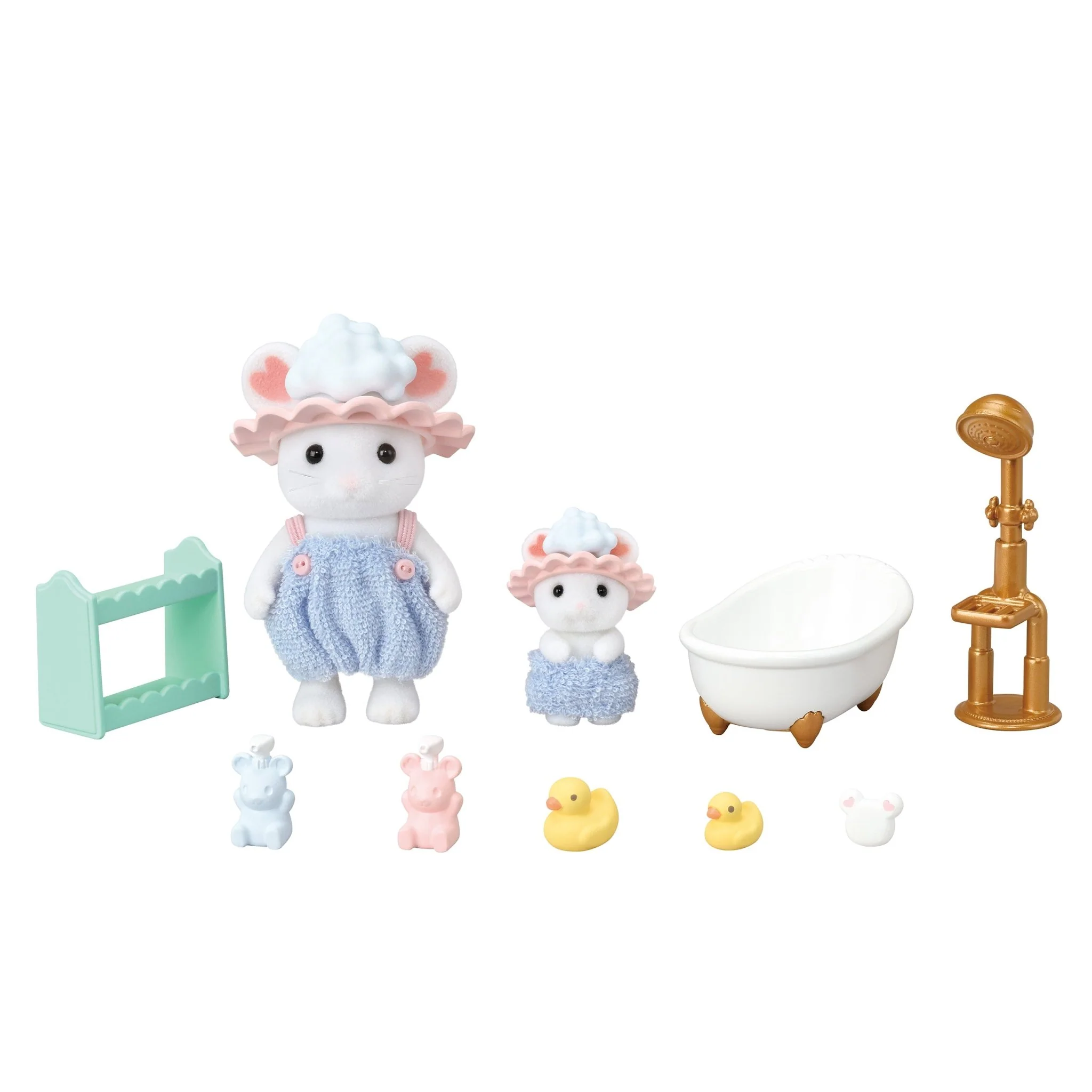 Speelset Bath Time Bubble Siblings met 2 popjes