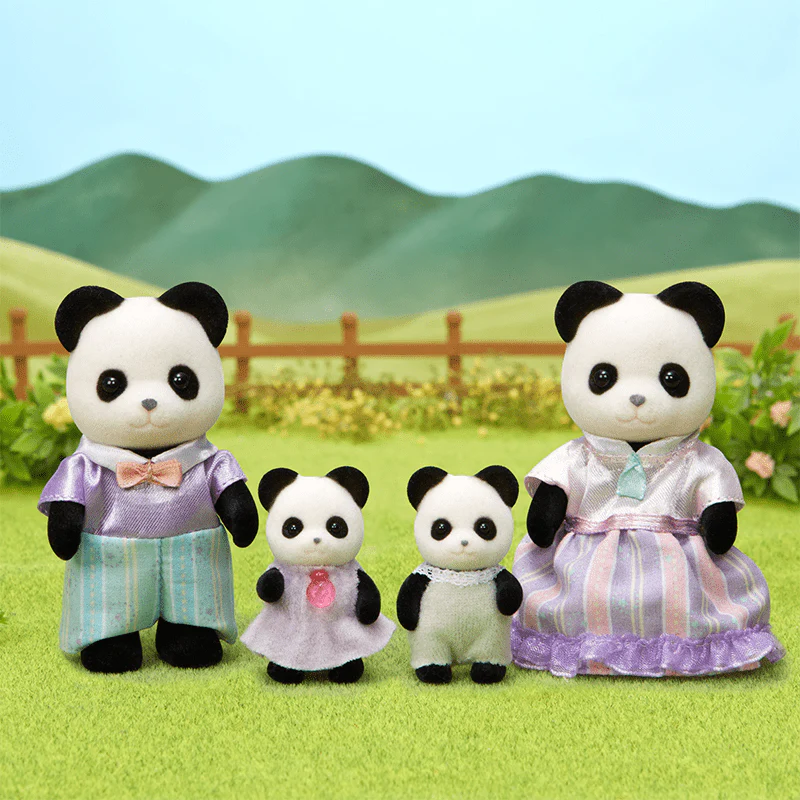 Speelfiguurtjes Familie Panda Pookie - set van 4 - Image 2