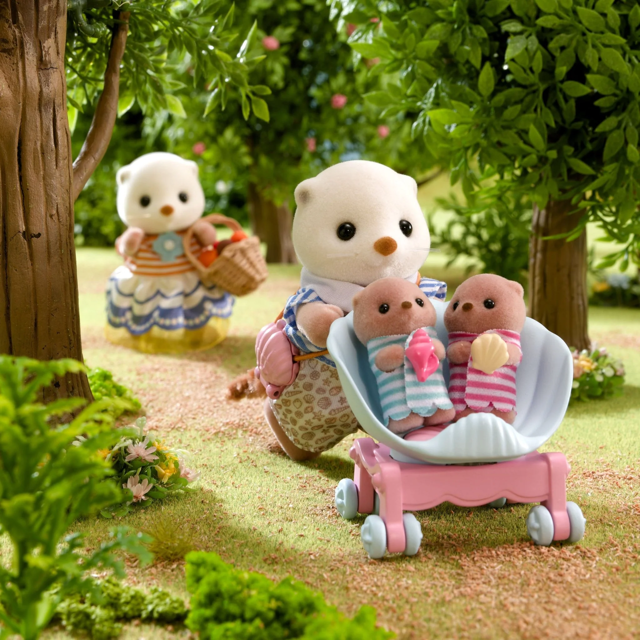 Speelfiguren Familie Zeeotter - set van 4 - Image 2