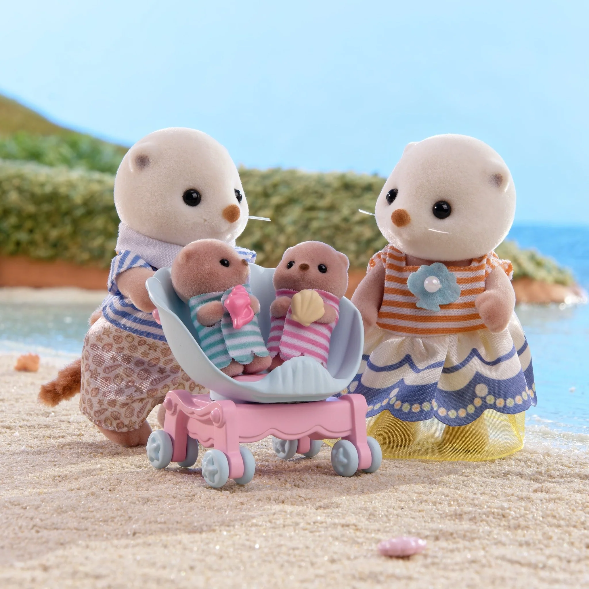 Speelfiguren Familie Zeeotter - set van 4 - Image 3