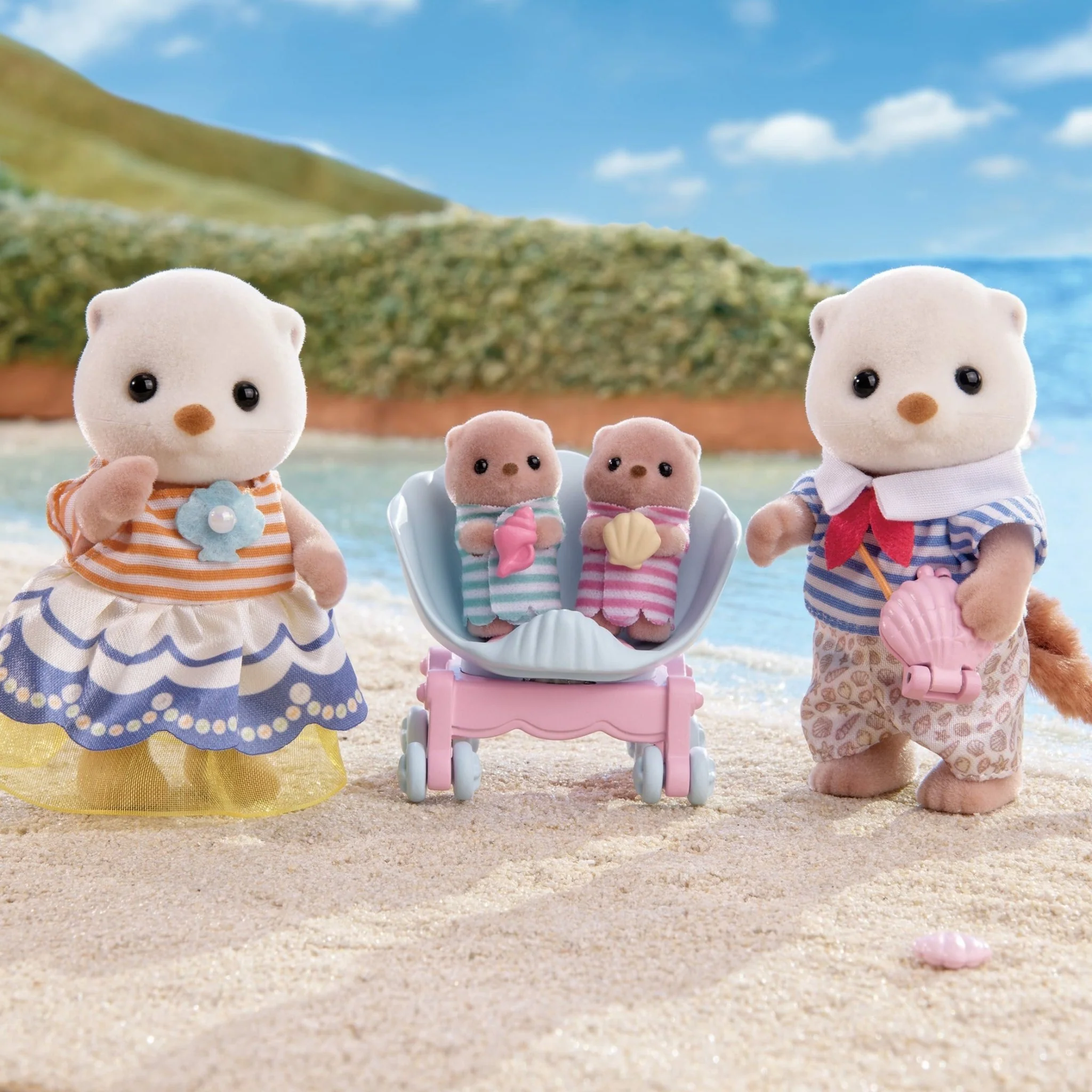 Speelfiguren Familie Zeeotter - set van 4 - Image 5