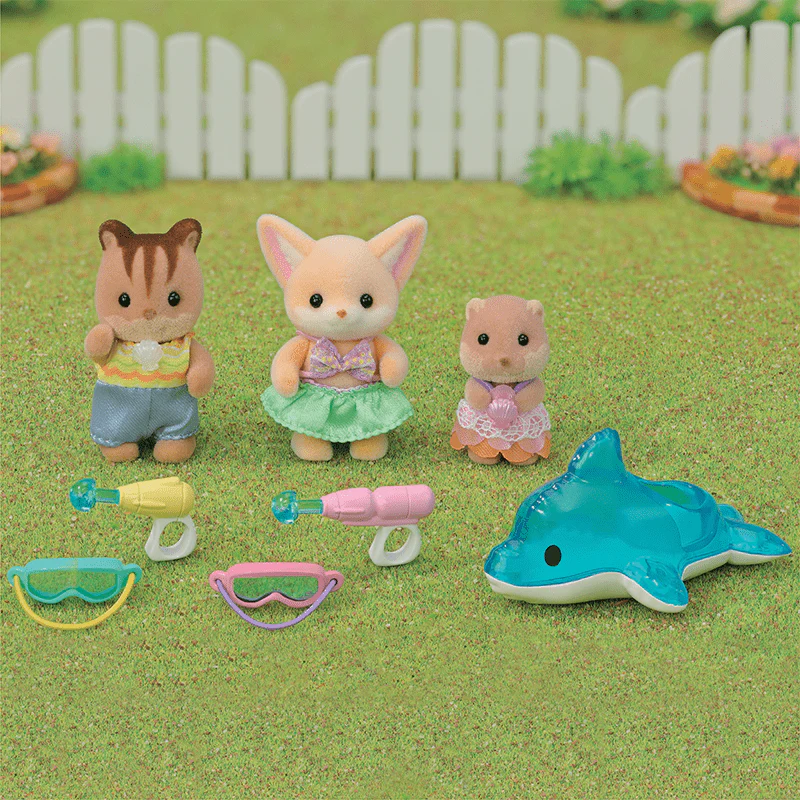 Speelfiguurtjes Trio Peutervriendjes Zwembad Fun - set van 3 - Image 3