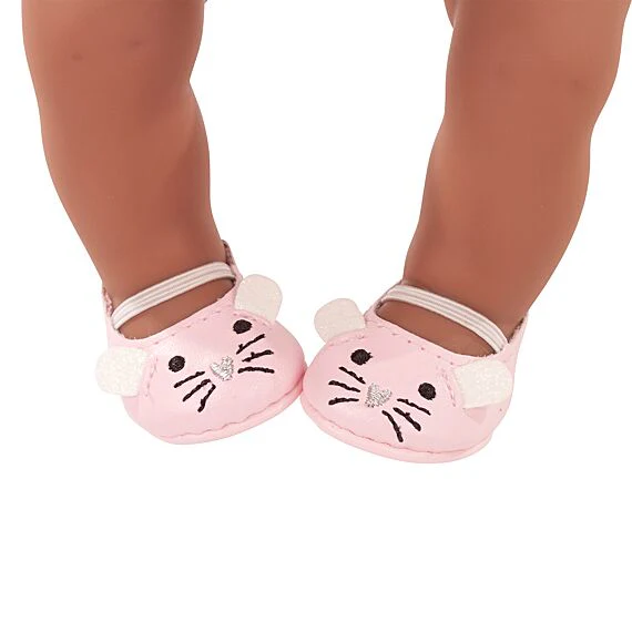 Poppenschoentjes Mouse voor babypoppen 30-33 cm - Image 2