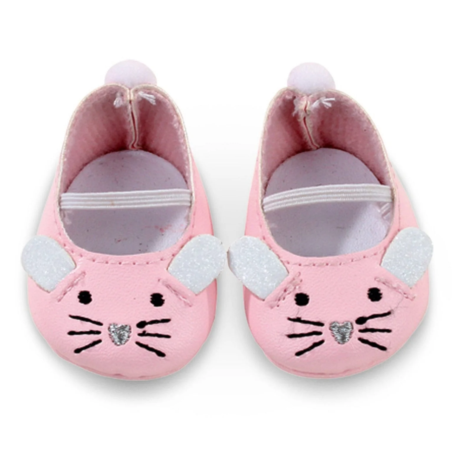Poppenschoentjes Mouse voor babypoppen 42-46 cm en staanpoppen 45-50 cm