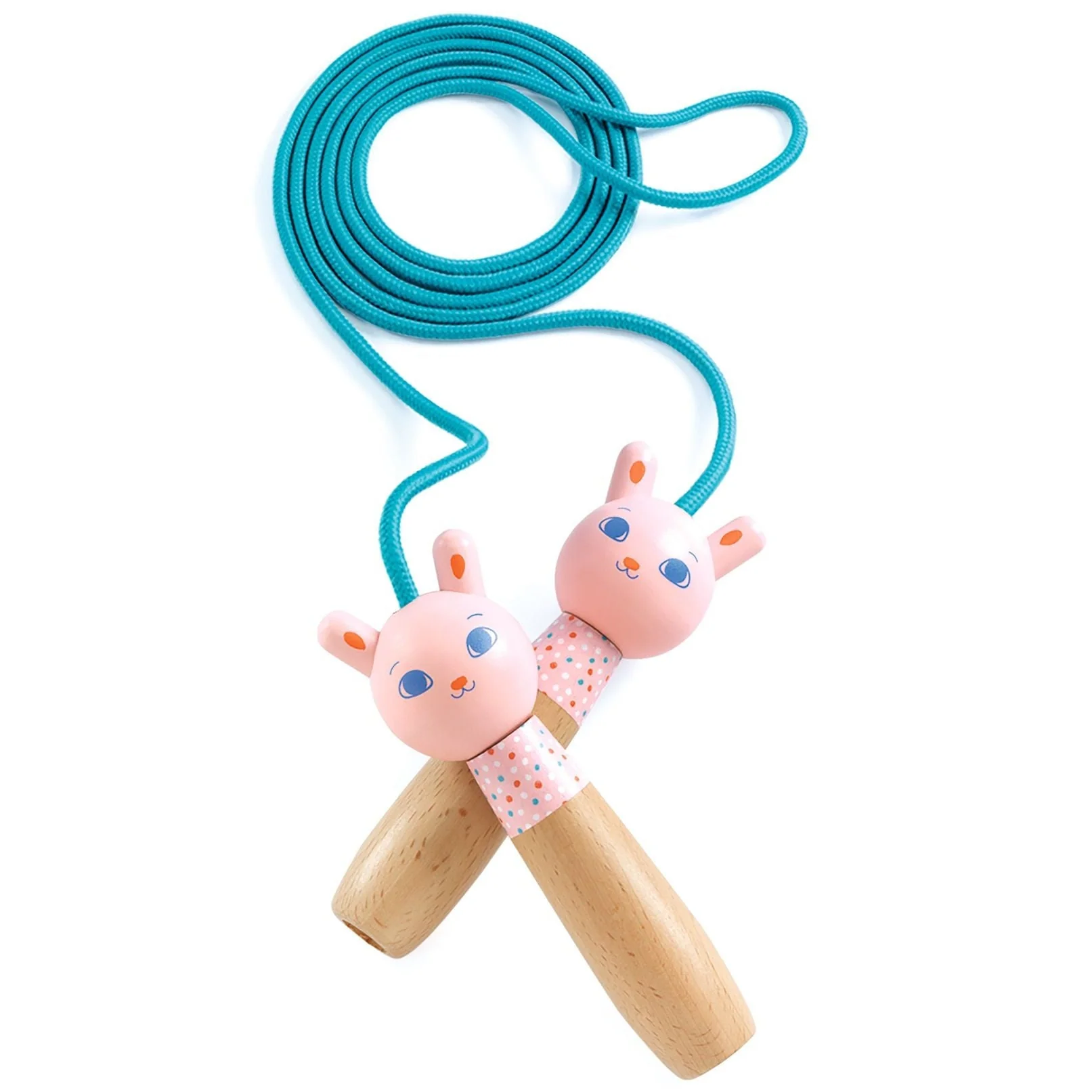 Springtouw met houten handvaten - Skipping Lea