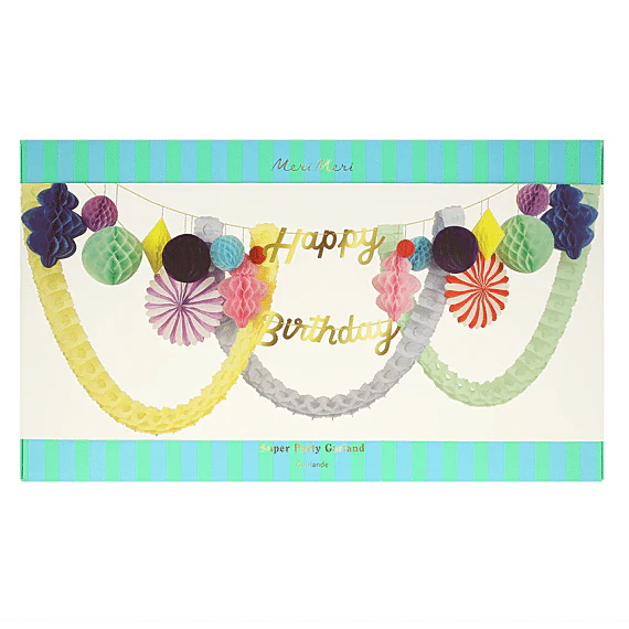 Slinger - Happy Birthday Honeycomb Garland - Image 3
