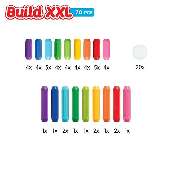 Magneetspeelgoed SmartMax Build XXL - 70 onderdelen - Image 5