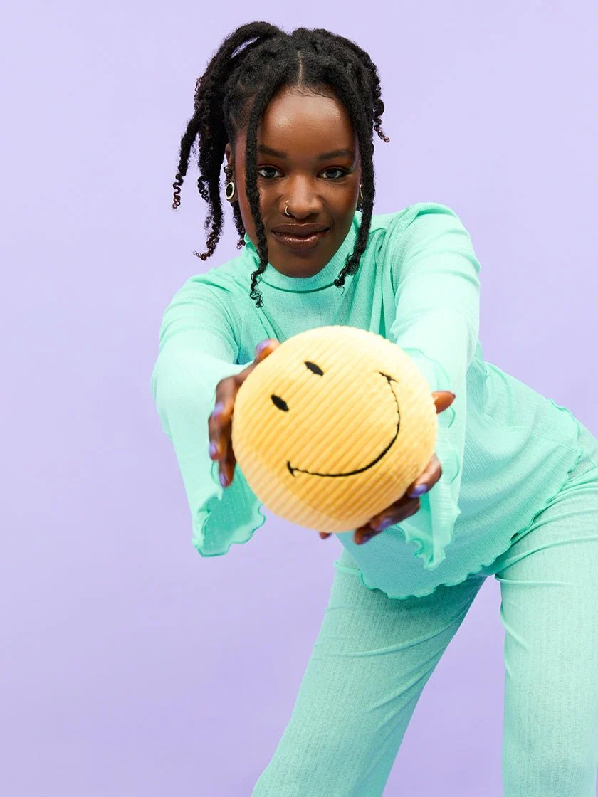Smiley ECO Corduroy Yellow - 13 cm - Image 4