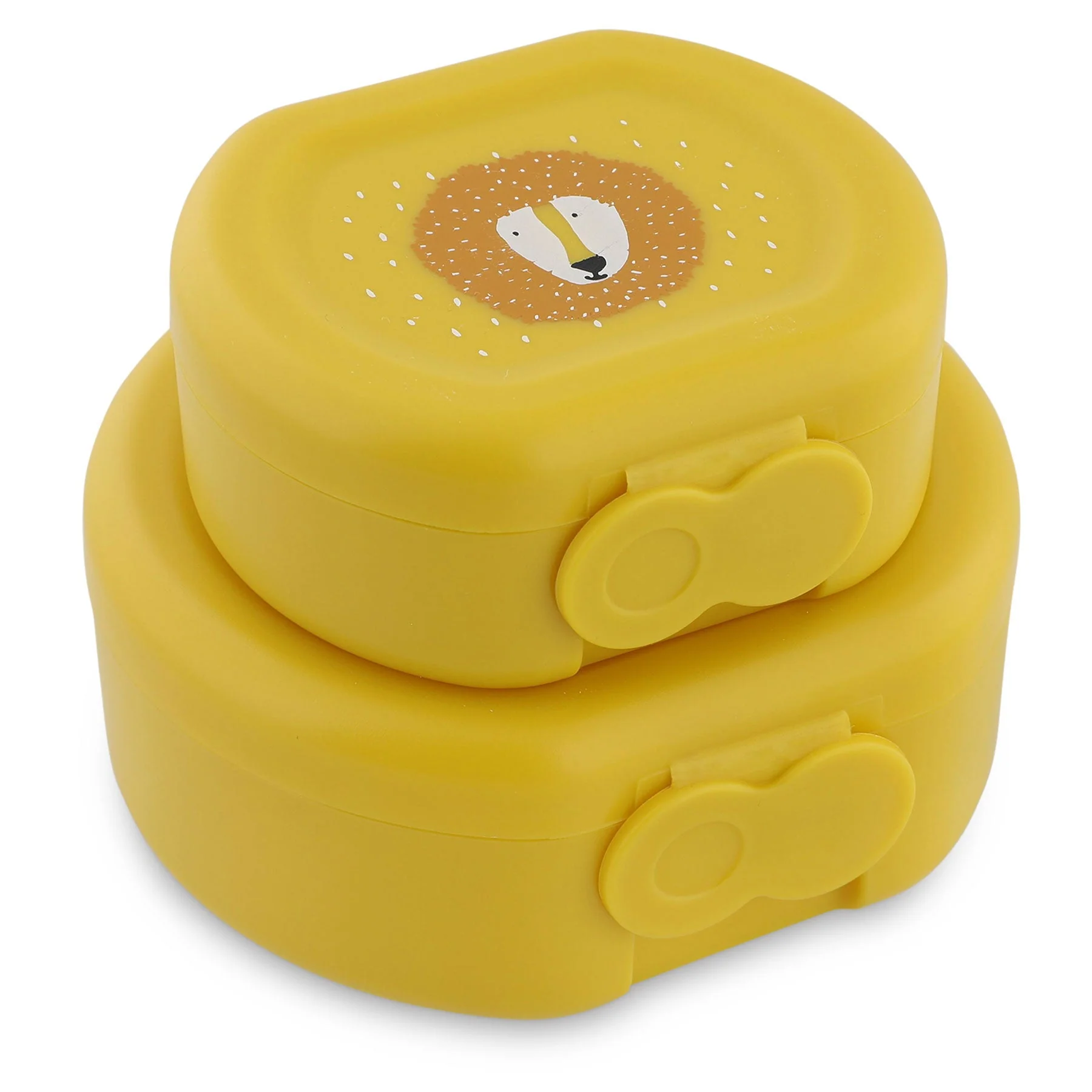 Snackdoosjes met clip Mr. Lion - set van 2