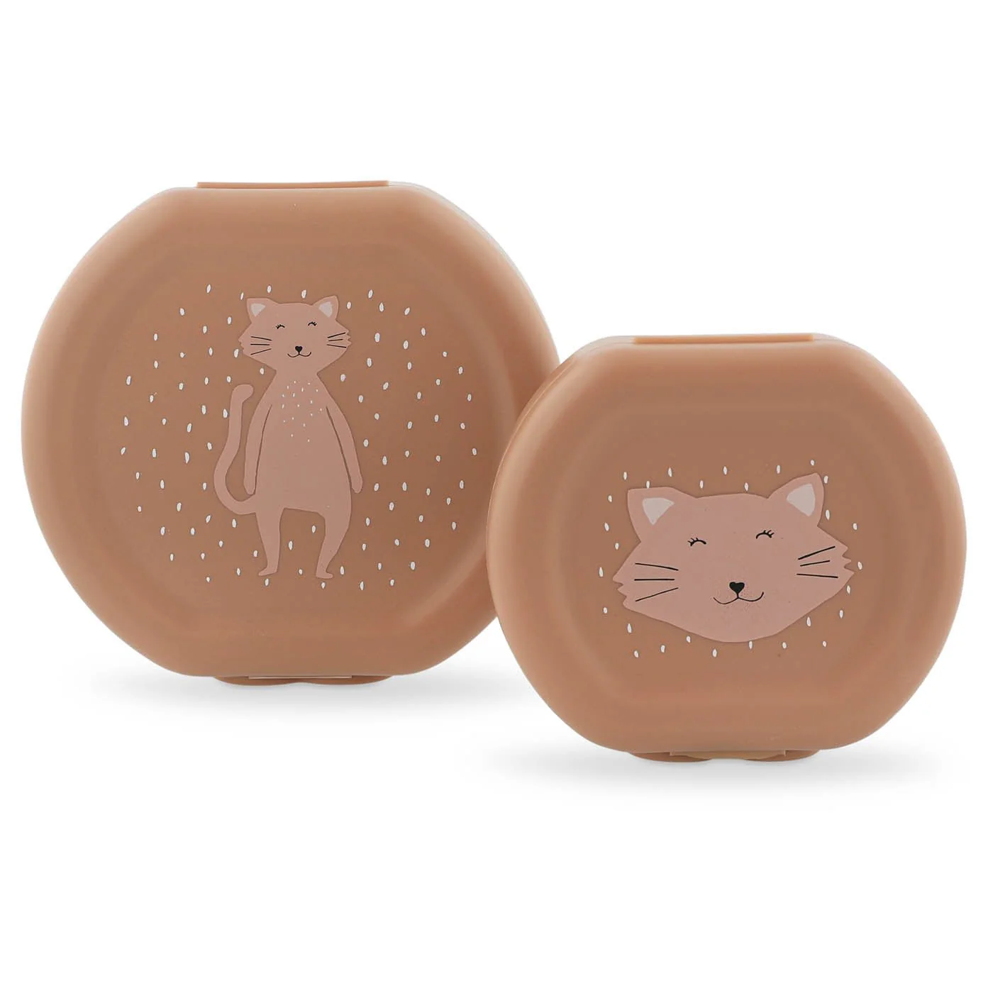 Snackdoosjes met clip Mrs. Cat - set van 2 - Image 3