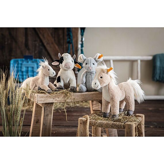 Soft Cuddly Friends Cobb Cow White - 24 cm - Image 4