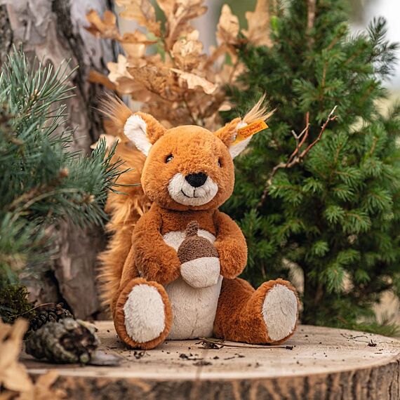 Soft Cuddly Friends Phil Squirrel, Light Brown, 20Cm - Image 2