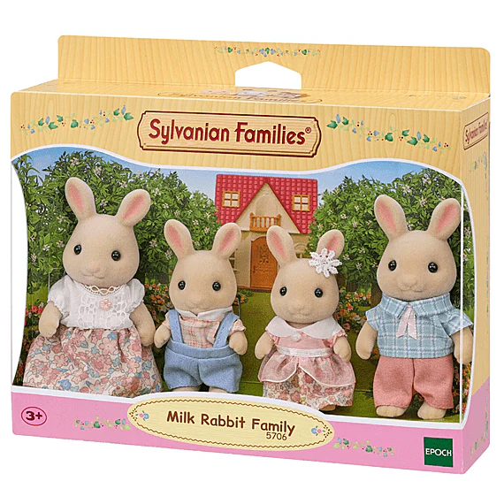 Speelfiguurtjes Familie Crème Konijn - set van 4 - Image 3
