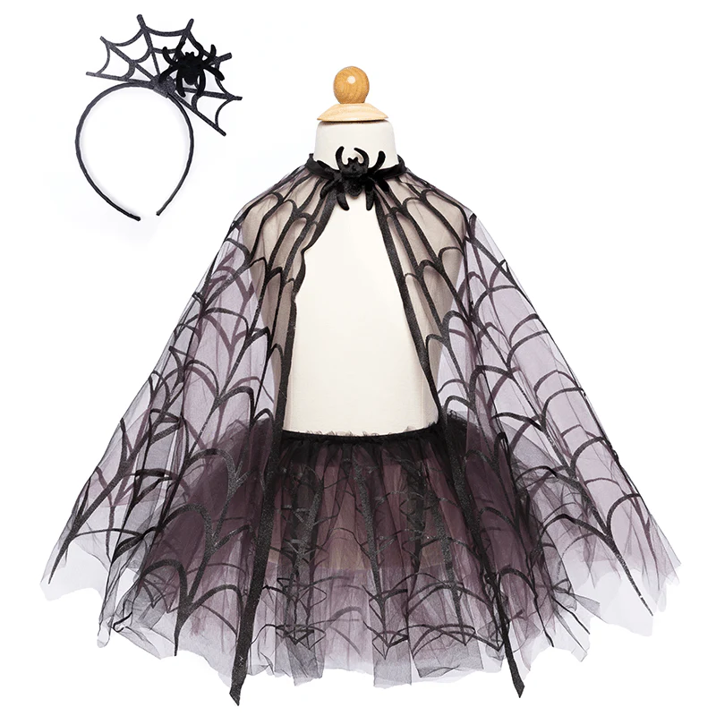 Verkleedset Spiderweb Tutu with Cape - 4 tot 6 jaar