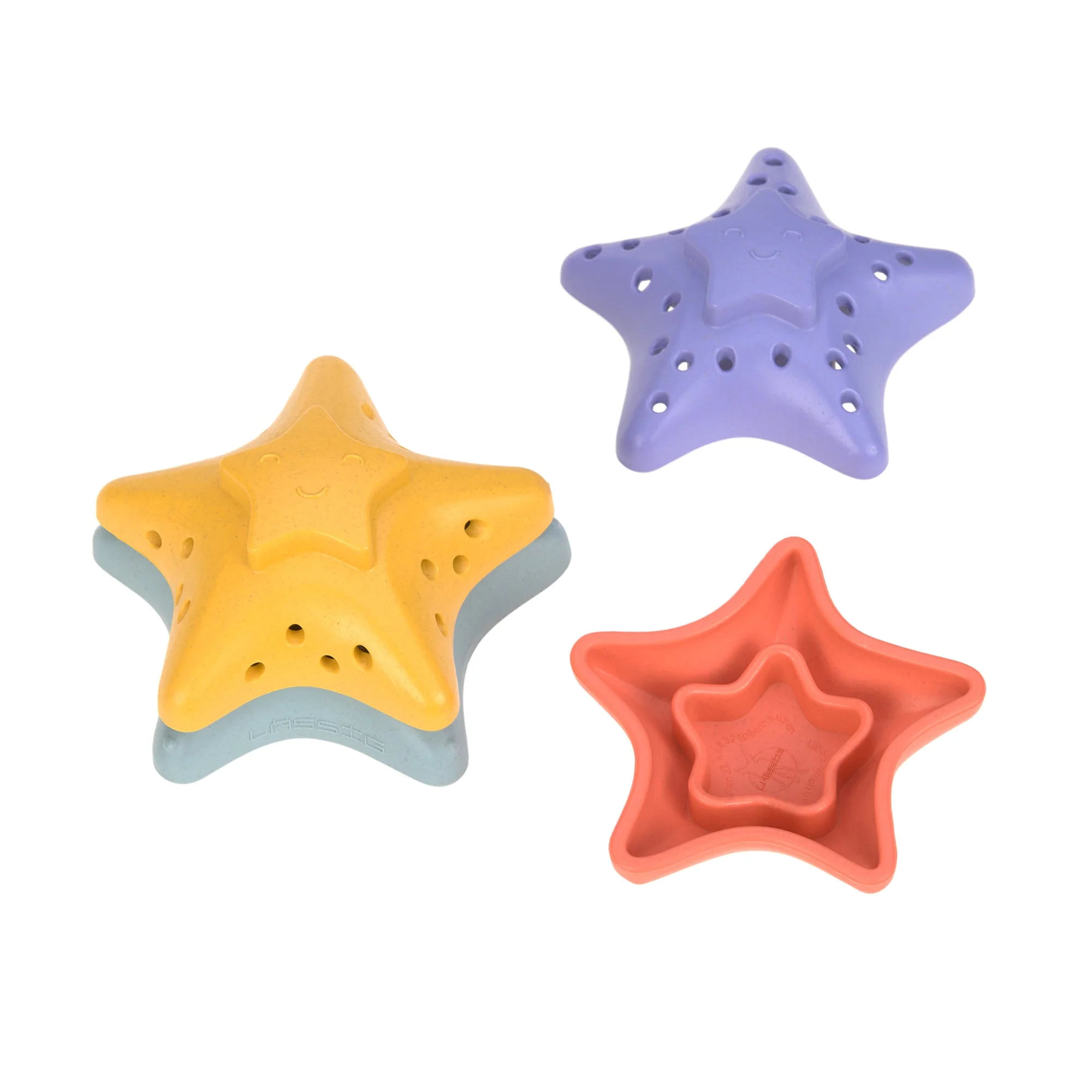 Stapelspeeltje Stacking Toy - Starfish Pink Lilac Yellow Blue - Image 7