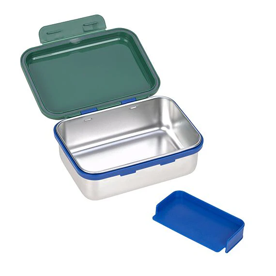 Stalen Brooddoos - Lunchbox Stainless Steel Little Gang Rainbow Green - Image 5