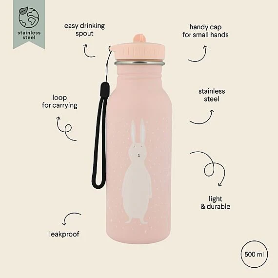 Stalen Drinkfles Mrs. Rabbit -  500 ml - Image 3