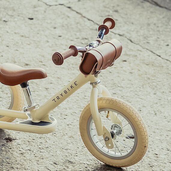 Stalen Loopfiets Trybike Steel Bike Vintage Matt Cream - Image 3