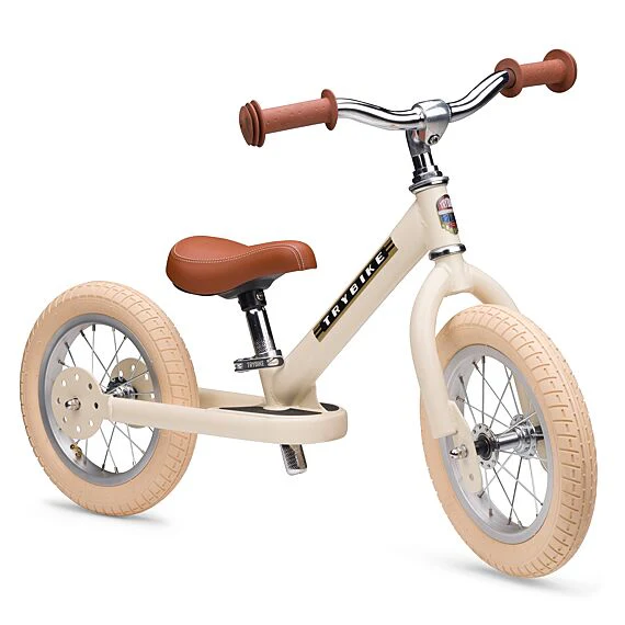 Stalen Loopfiets Trybike Steel Bike Vintage Matt Cream - Image 4