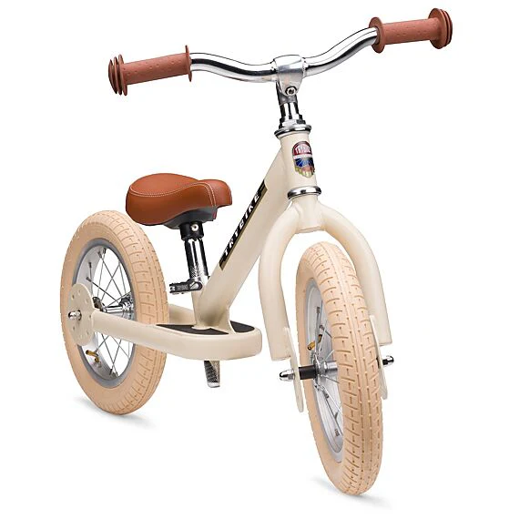 Stalen Loopfiets Trybike Steel Bike Vintage Matt Cream - Image 6