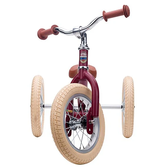 Stalen Loopfiets Trybike Steel Bike Vintage Red New Matt - Image 6