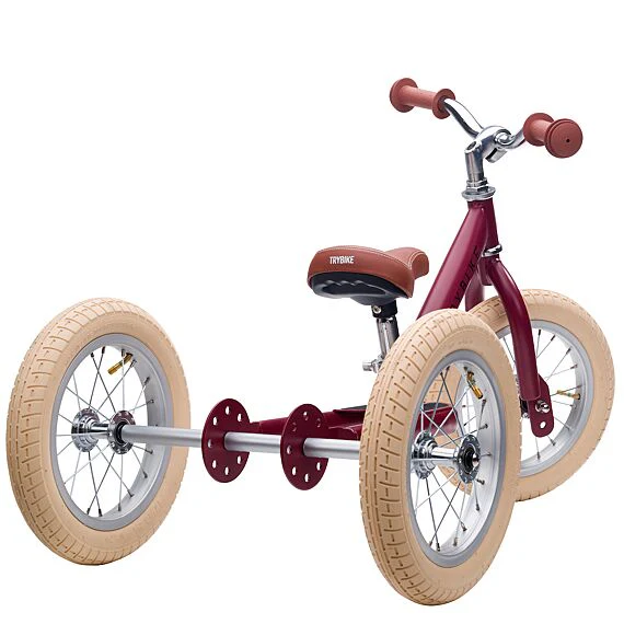 Stalen Loopfiets Trybike Steel Bike Vintage Red New Matt - Image 8