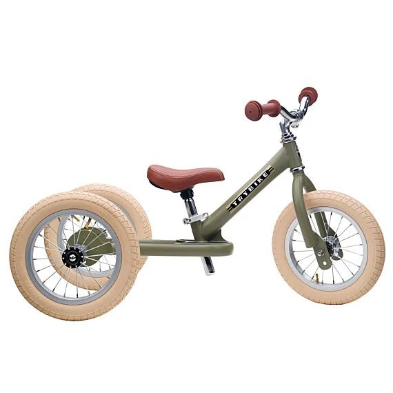 Stalen Loopfiets Trybike Vintage Matt Green - Image 10