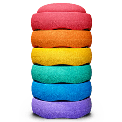 Stapelstein Original Rainbow Classic - Set Van 6