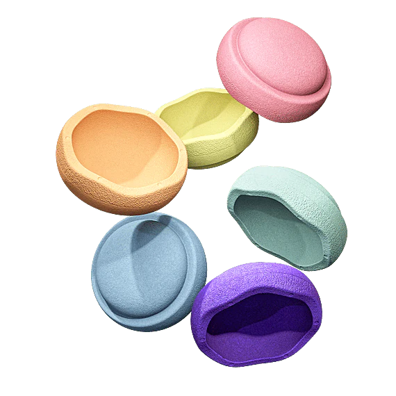 Stapelstein Original Rainbow Pastel - Set Van 6 - Image 9