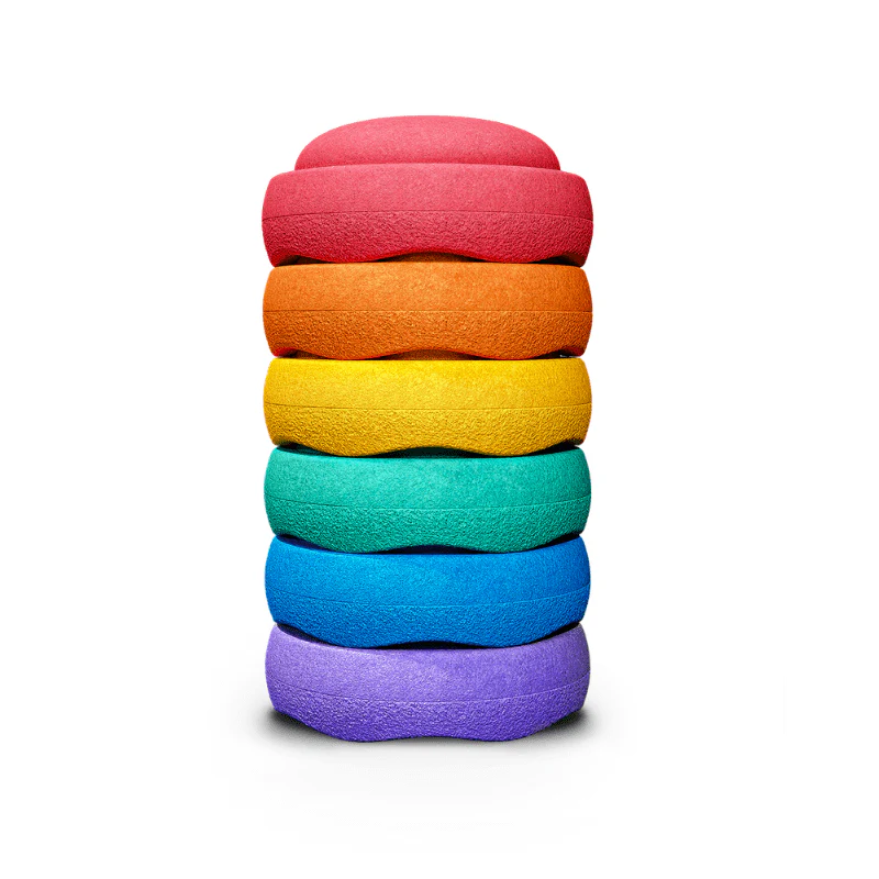 Stapelstein® Mini Rainbow Classic - Set van 6