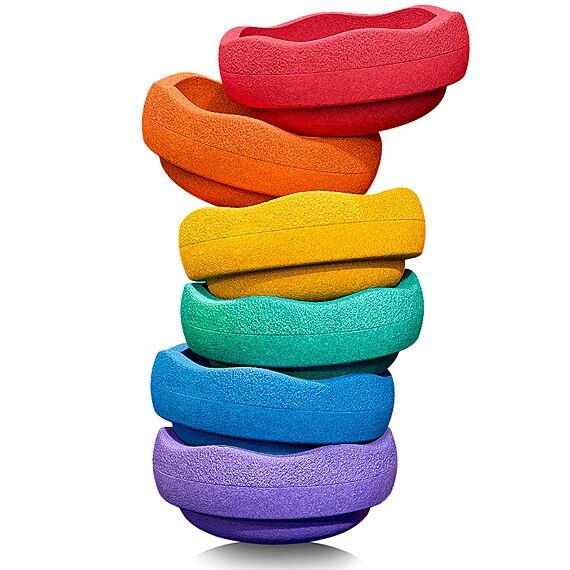 Stapelstein® Mini Rainbow Classic - Set van 6 - Image 10