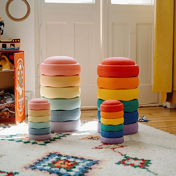Stapelstein® Mini Rainbow Classic - Set van 6 - Image 6
